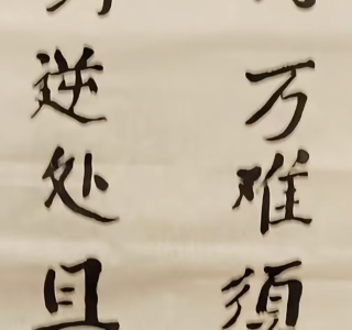 人到万难须放胆，境到逆处且从容